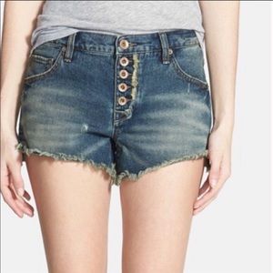 Free people Jean shorts